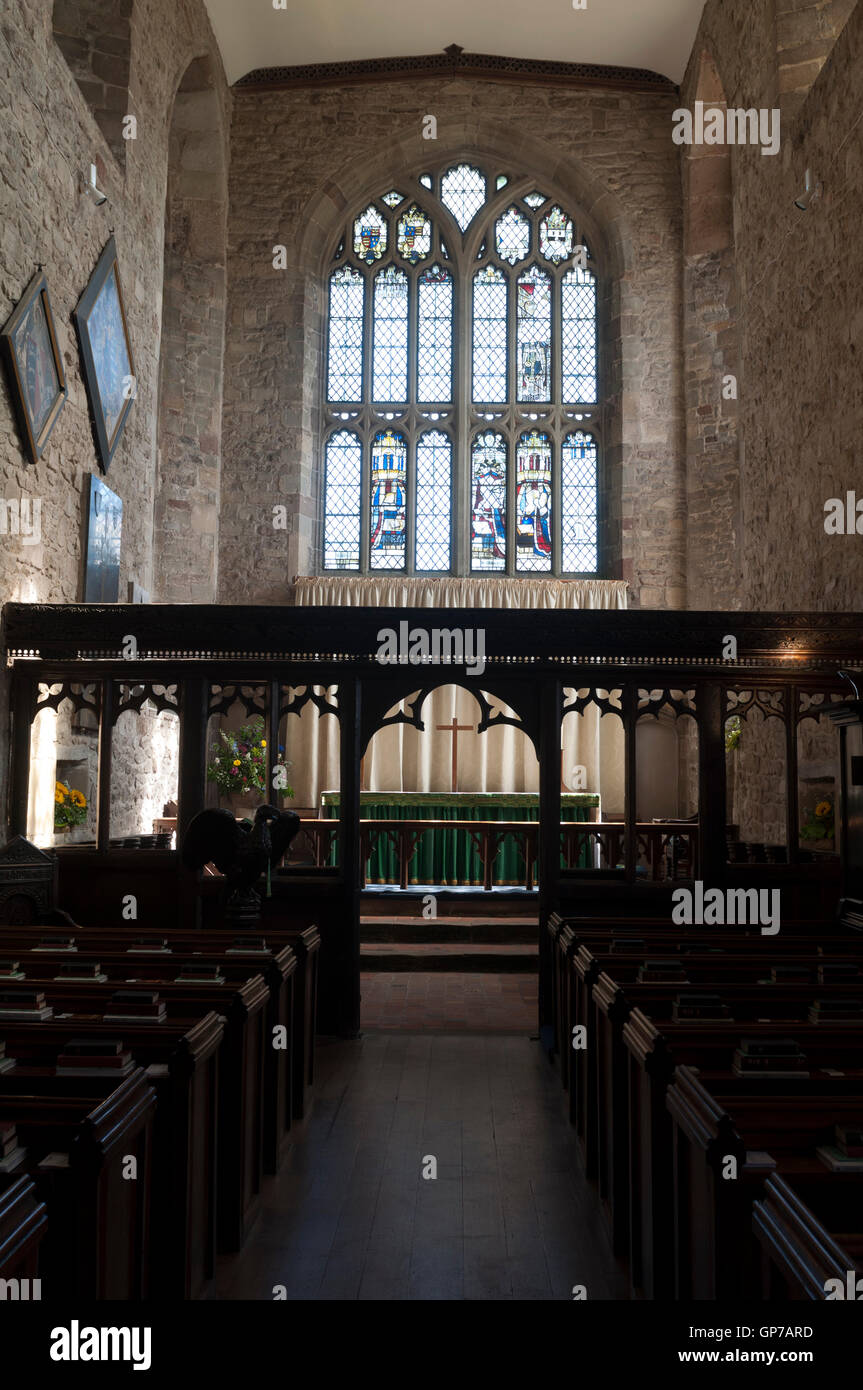 Little Malvern Priory, Worcestershire, England, UK Stock Photo