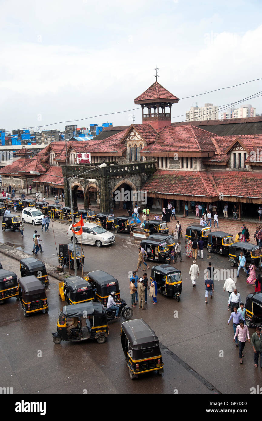 The image of  Bandra heritage, railway station ,Bandra Mumbai, Maharashtra, India Stock Photo
