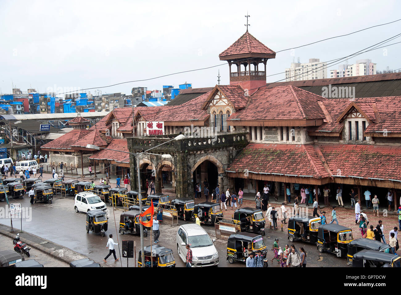 The image of  Bandra heritage, railway station ,Bandra Mumbai, Maharashtra, India Stock Photo