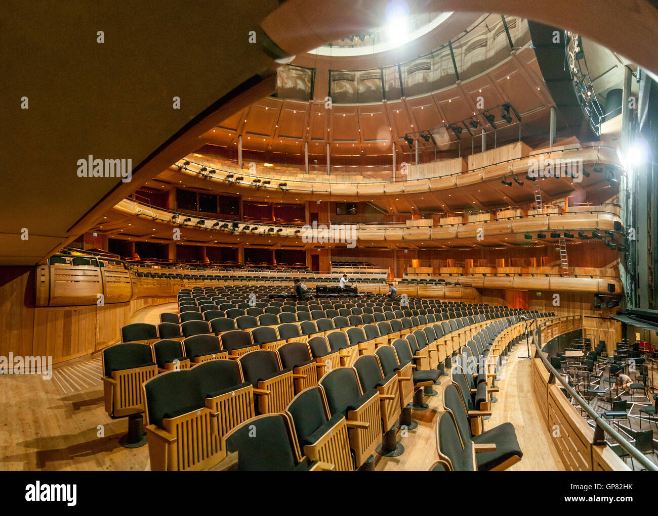 Inside the auditorium at Glyndebourne Festival Opera NB THIS IS A
