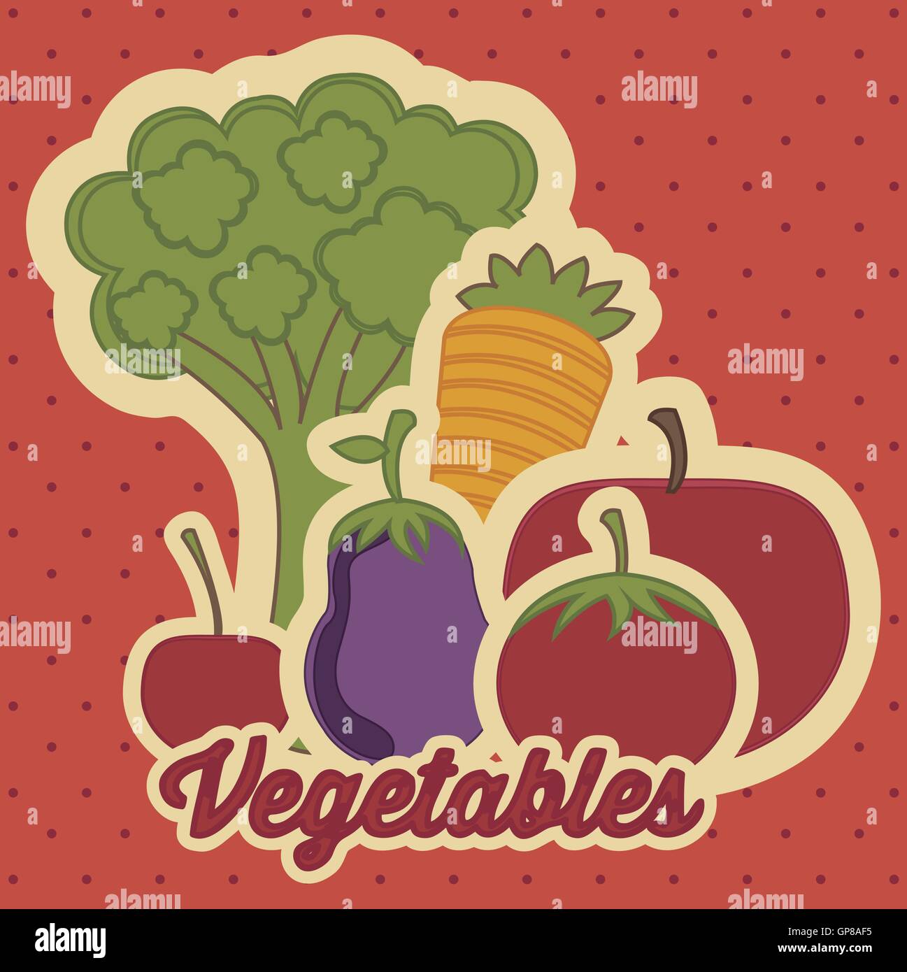 vegetables and fruits Stock Vector Image & Art - Alamy