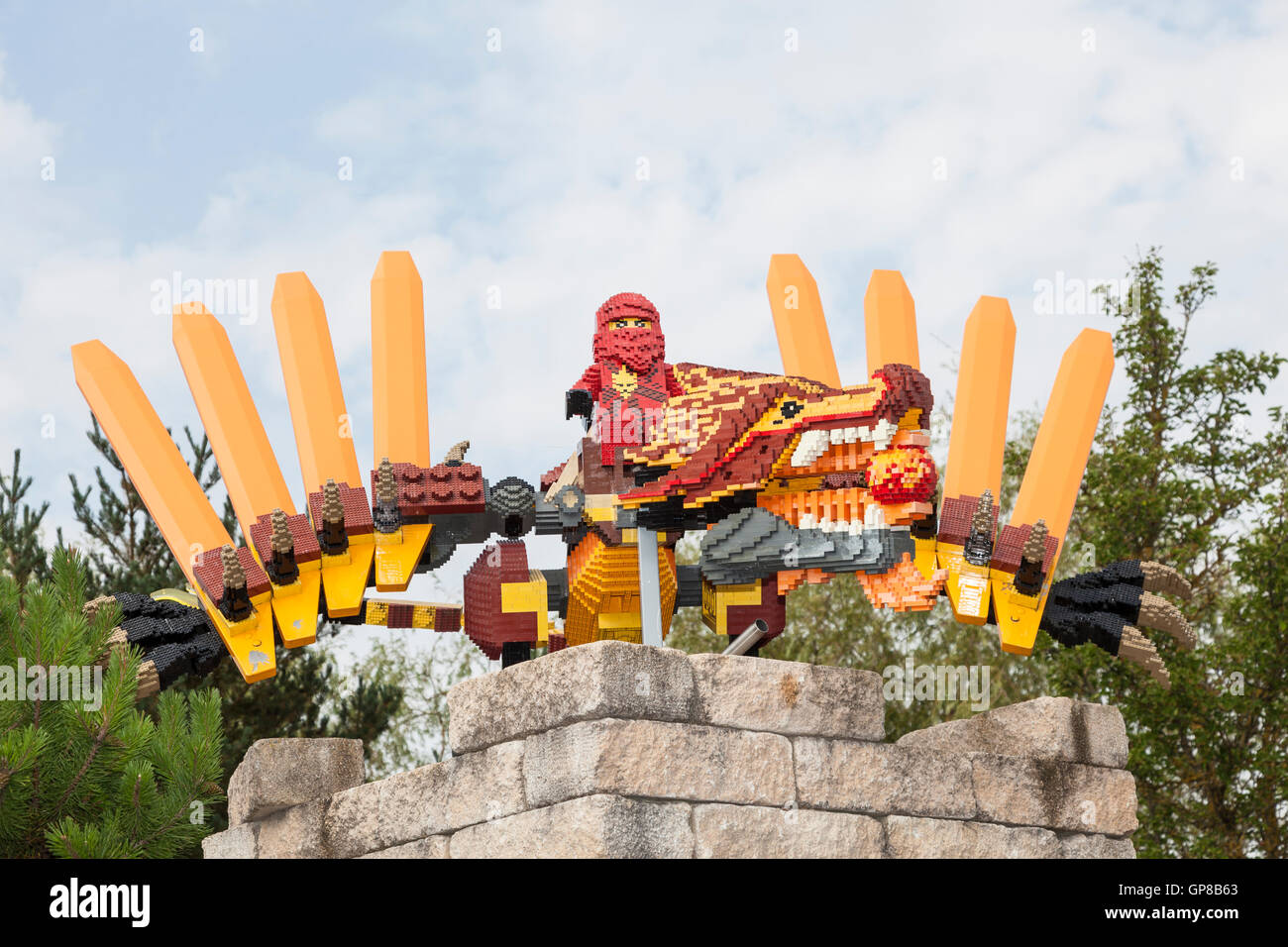 Lego Ninjago At The Legoland Germany Stock Photo Alamy