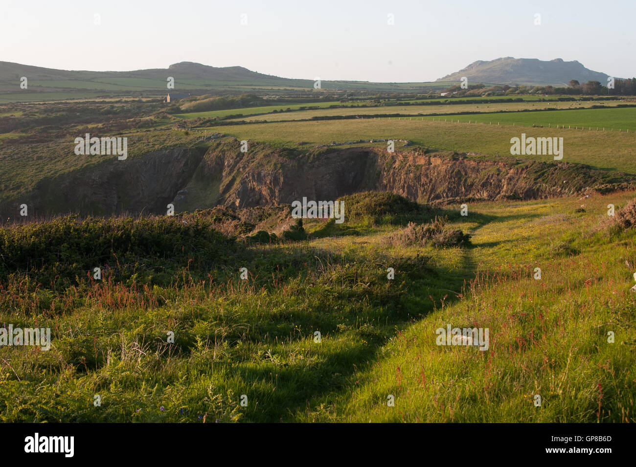 Swansea, Wales, UK. ARCHIVE IMAGES An image of Pembrokeshire coastal path in West Wales during a sunny Summers day in the UK. Stock Photo
