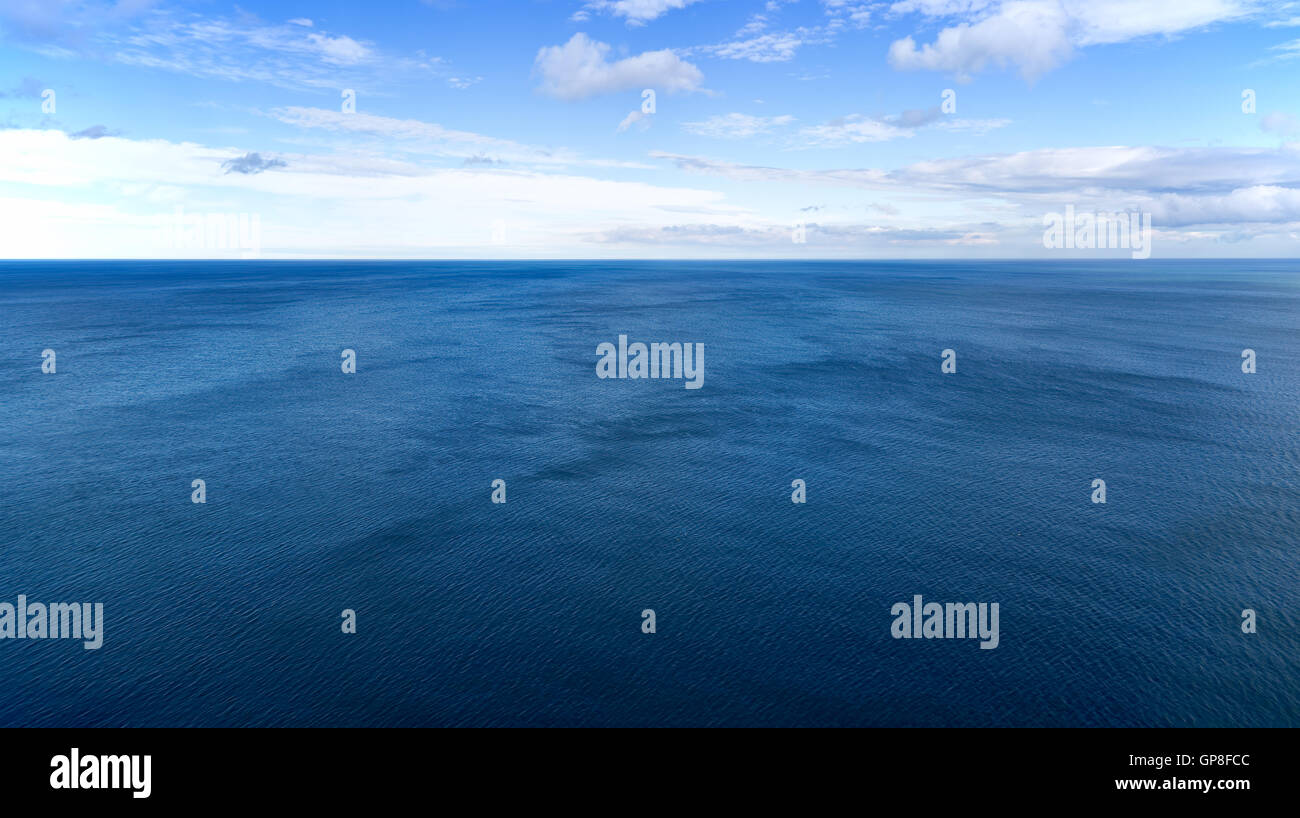Blue sea and sky Stock Photo - Alamy