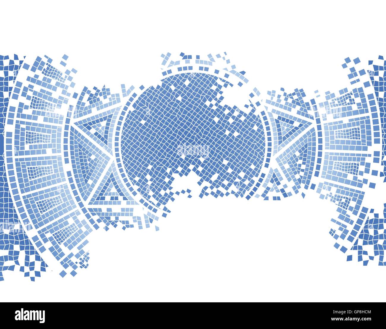 Mosaic square wall tiles texture background Stock Vector Images - Alamy