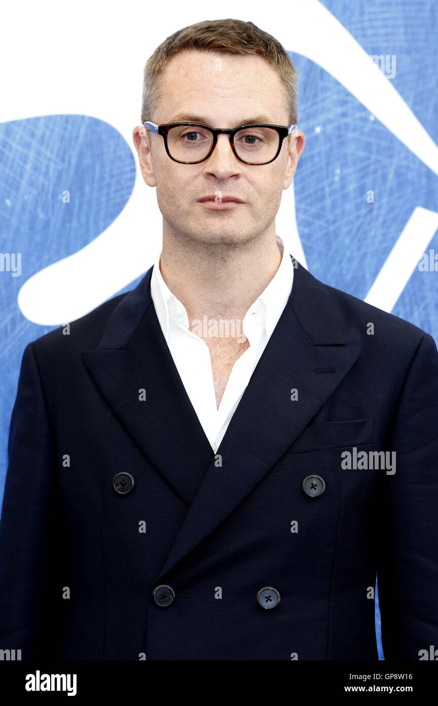 Venice, Italy. 02nd Sep, 2016. Nicolas Winding Refn during the 'Dawn Of The Dead - European Cut (Zombi, 1978)' photocall at the 73rd Venice International Film Festival on September 02, 2016 | Verwendung weltweit/picture alliance Credit:  dpa/Alamy Live News Stock Photo