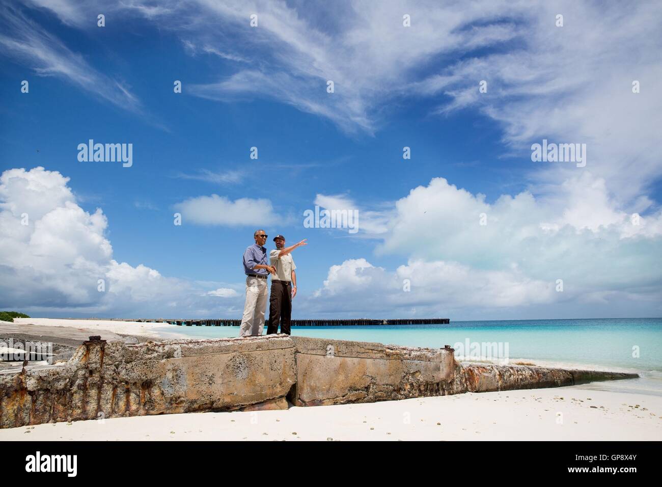 Midway Atoll, Hawaii. 1st September, 2016. U.S President Barack Obama ...