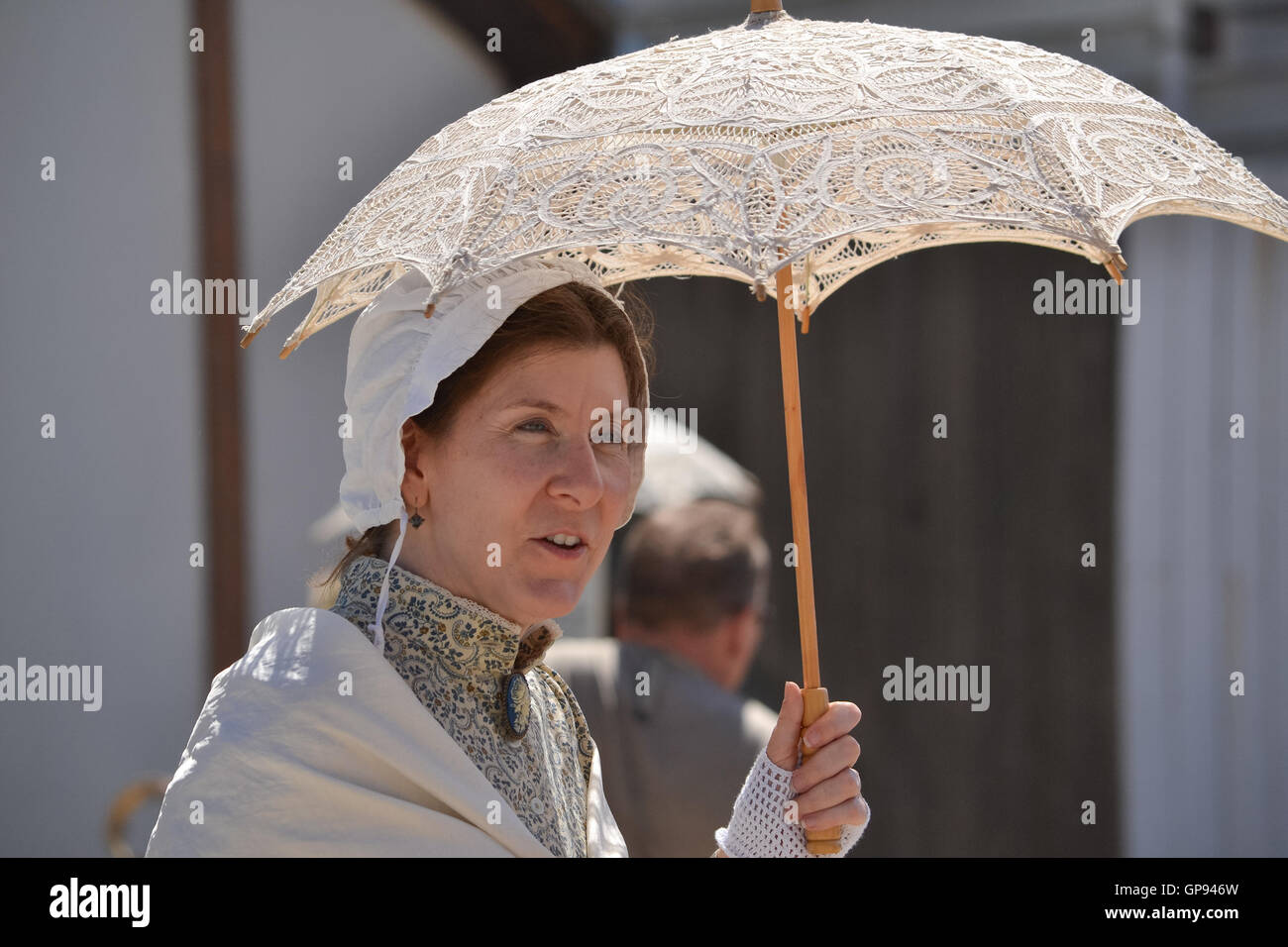 Sacramento, California, USA. 3 September 2016. Re-enactor during Gold Rush Days in Old Sacramento. The festival runs through Labor Day Weekend every year  Credit:  AlessandraRC/Alamy Live News Stock Photo
