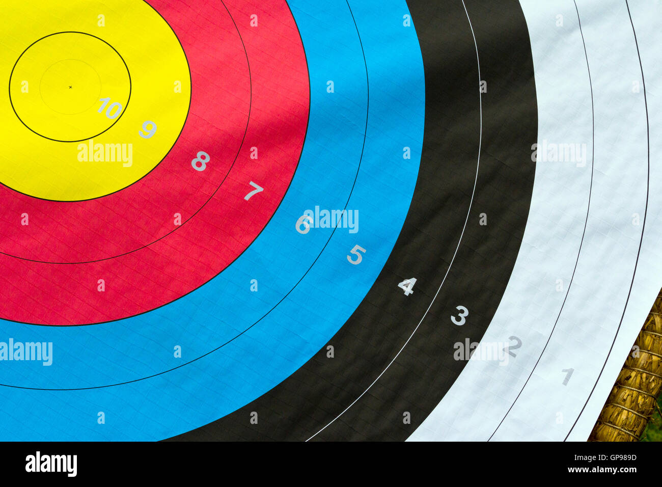 Archery target Stock Photo