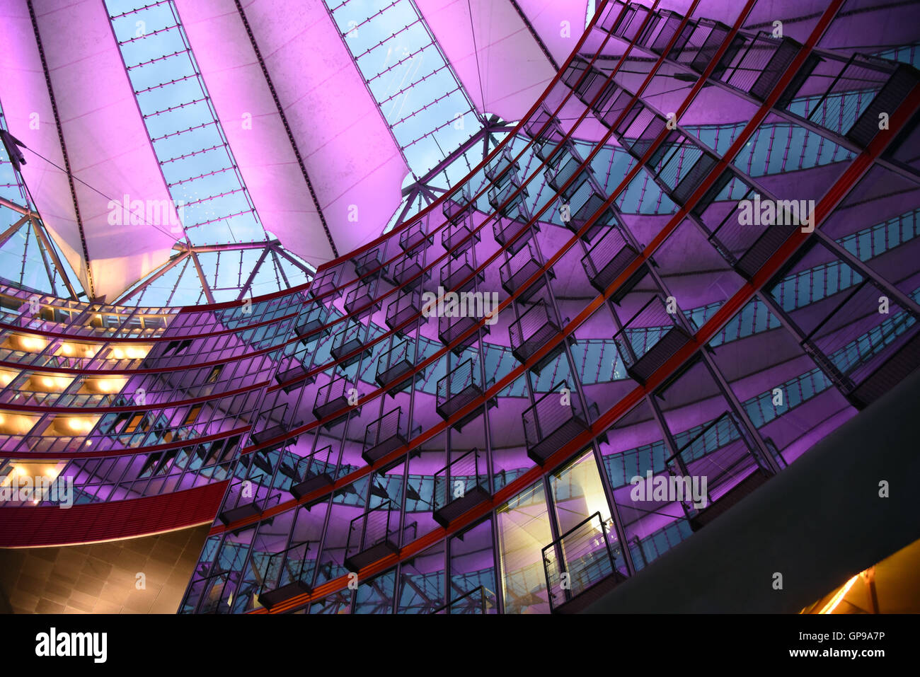 Potsdamer Platz shopping plaza modern new Stock Photo Alamy