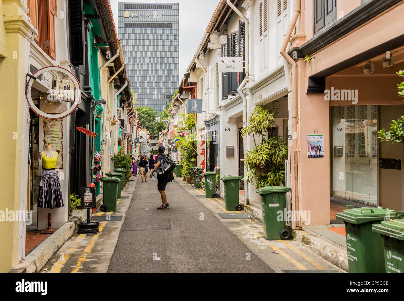 North Bridge Road Singapore Stock Photo - Alamy
