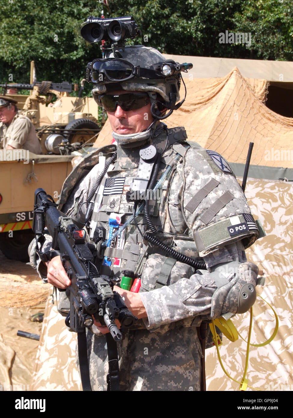 US army Gulf war trooper Stock Photo