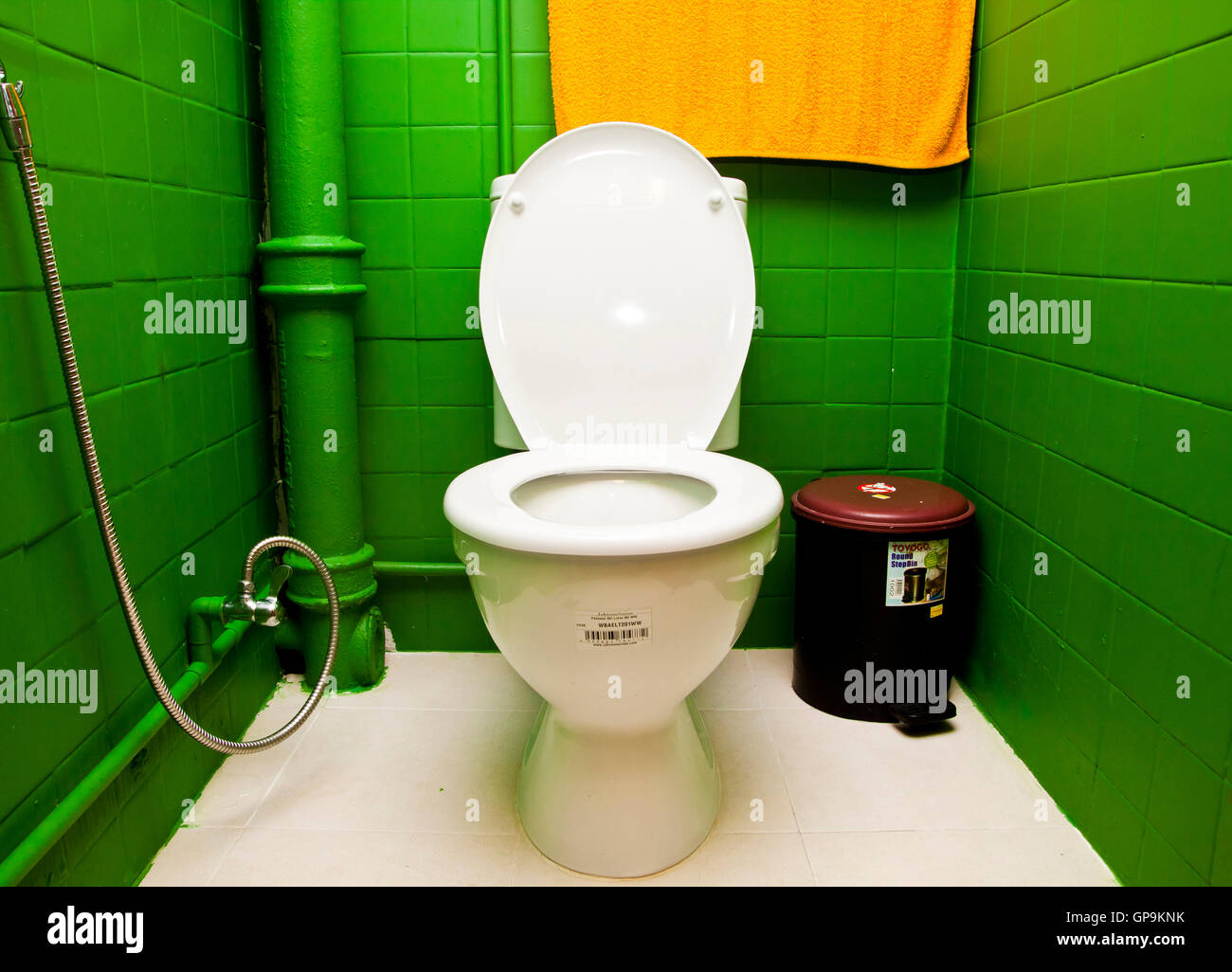 Colourful Malaysian toilet in Kuala Lumpur, Malaysia Stock Photo Alamy