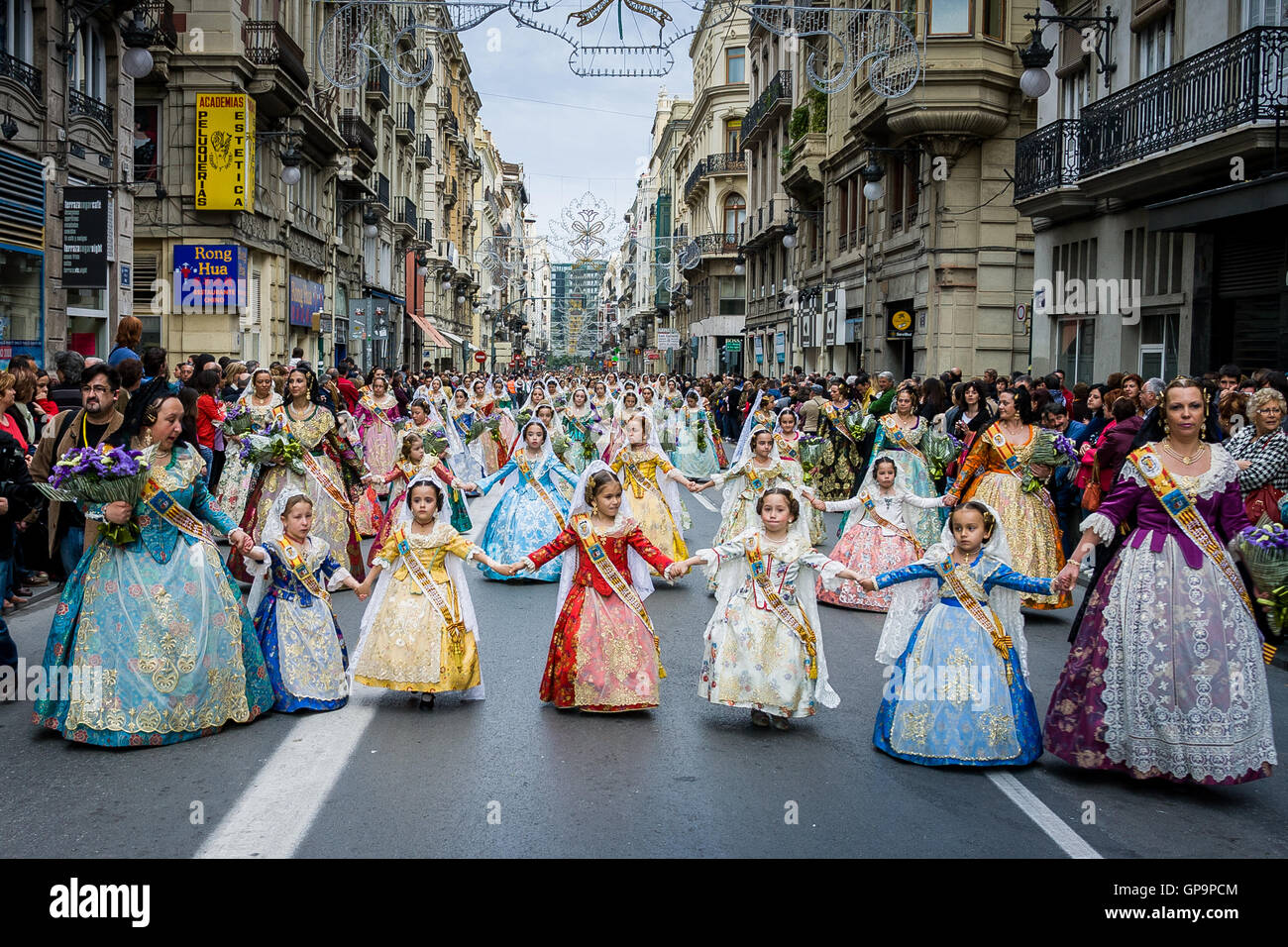 Valencia, Spain - March 16, 2008 - The Fallas Festival, feast of Saint