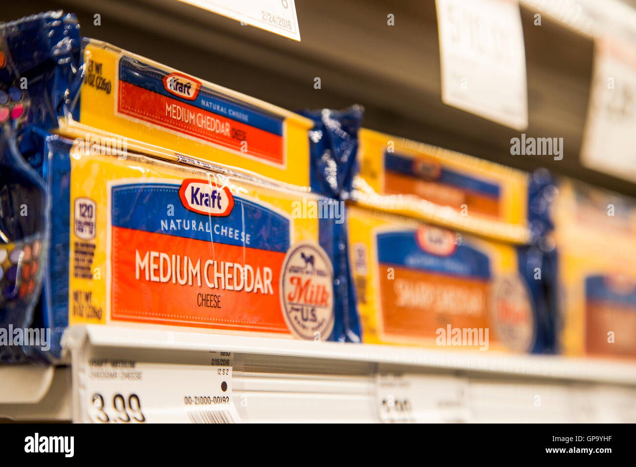 Cheddar cheese packaging hires stock photography and images Alamy