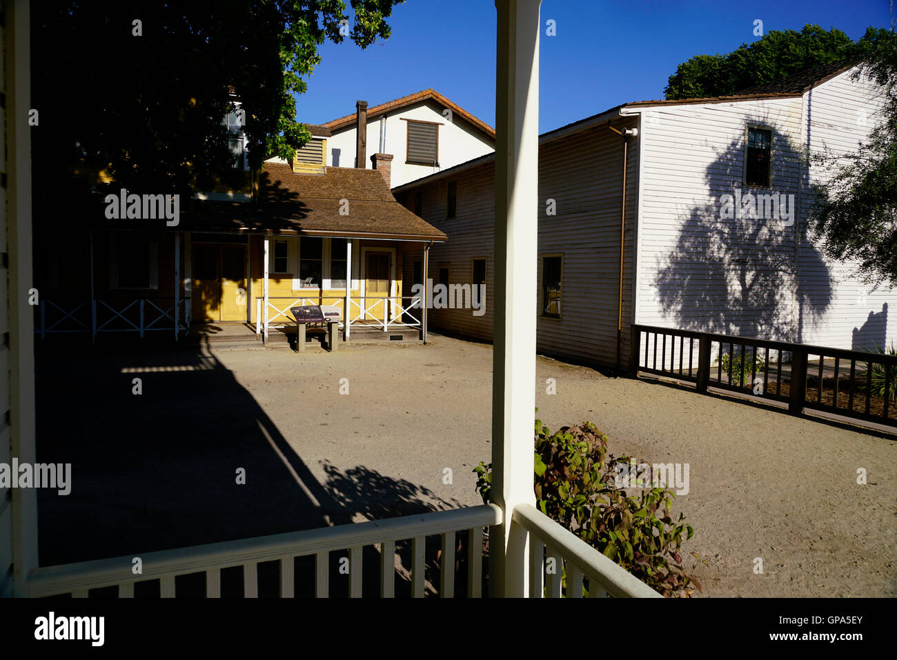 Historic architectures in Sonoma State Historic Park.Sonoma,Napa Valley