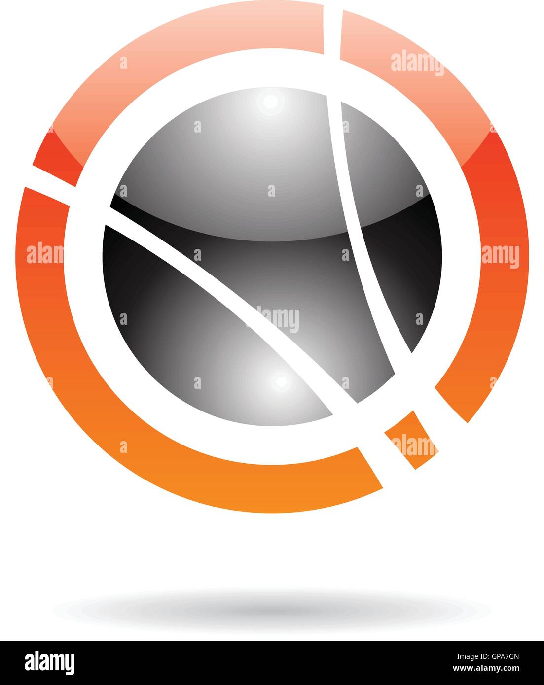 Abstract round logo icon and design element Stock Vector Image & Art ...
