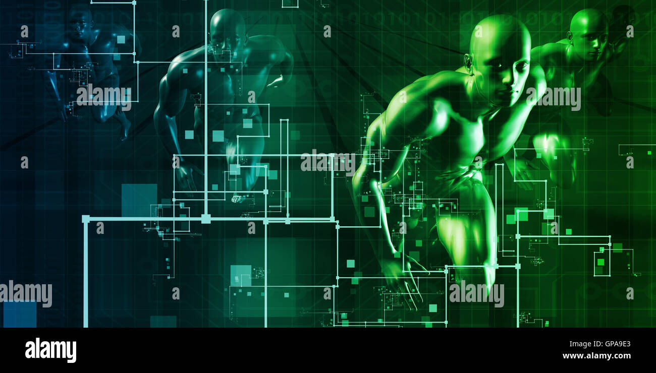Medical Science with Modern Technology as Art Stock Photo - Alamy