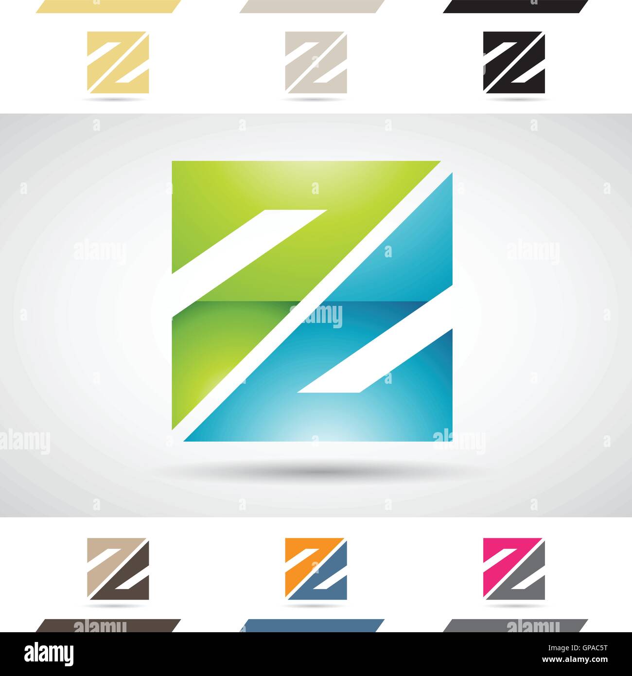 Z logos vector vectors hi-res stock photography and images - Alamy