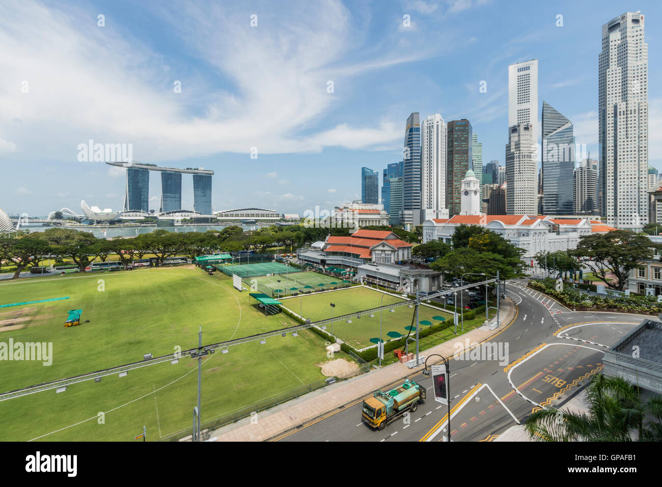 Singapore cricket club Stock Photo Alamy