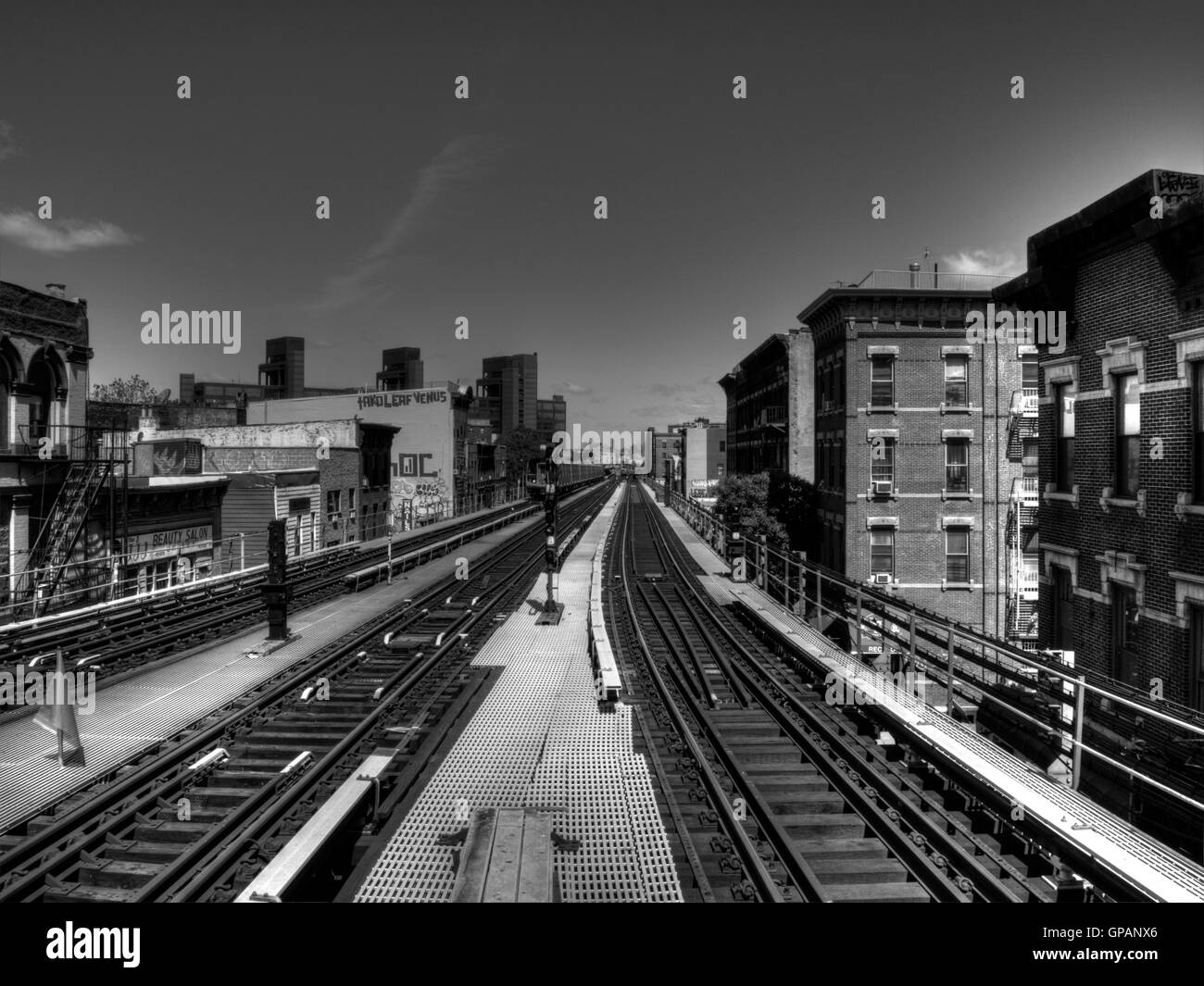 Way station Black and White Stock Photos & Images Alamy