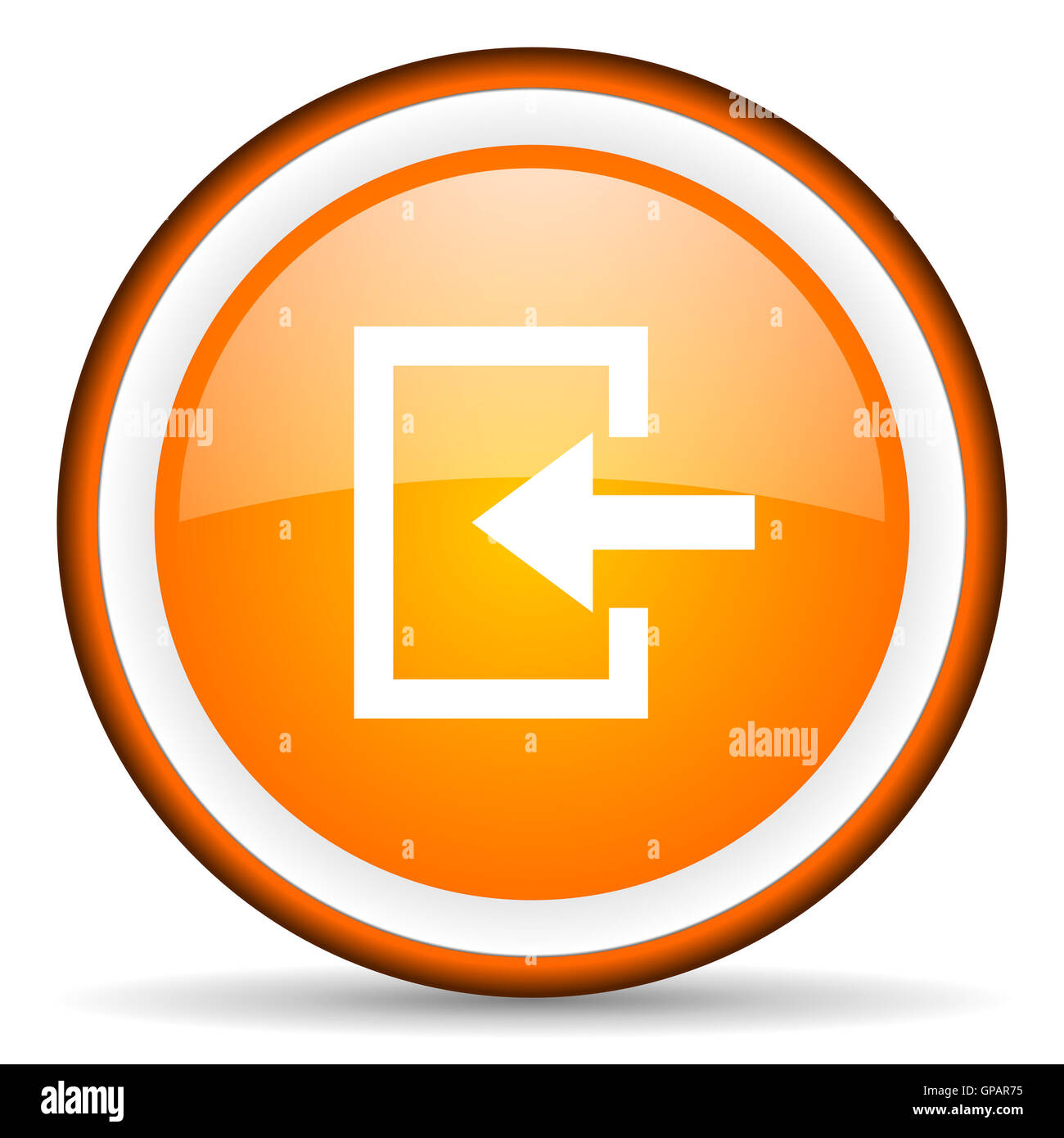 Glossy orange door hi-res stock photography and images - Alamy