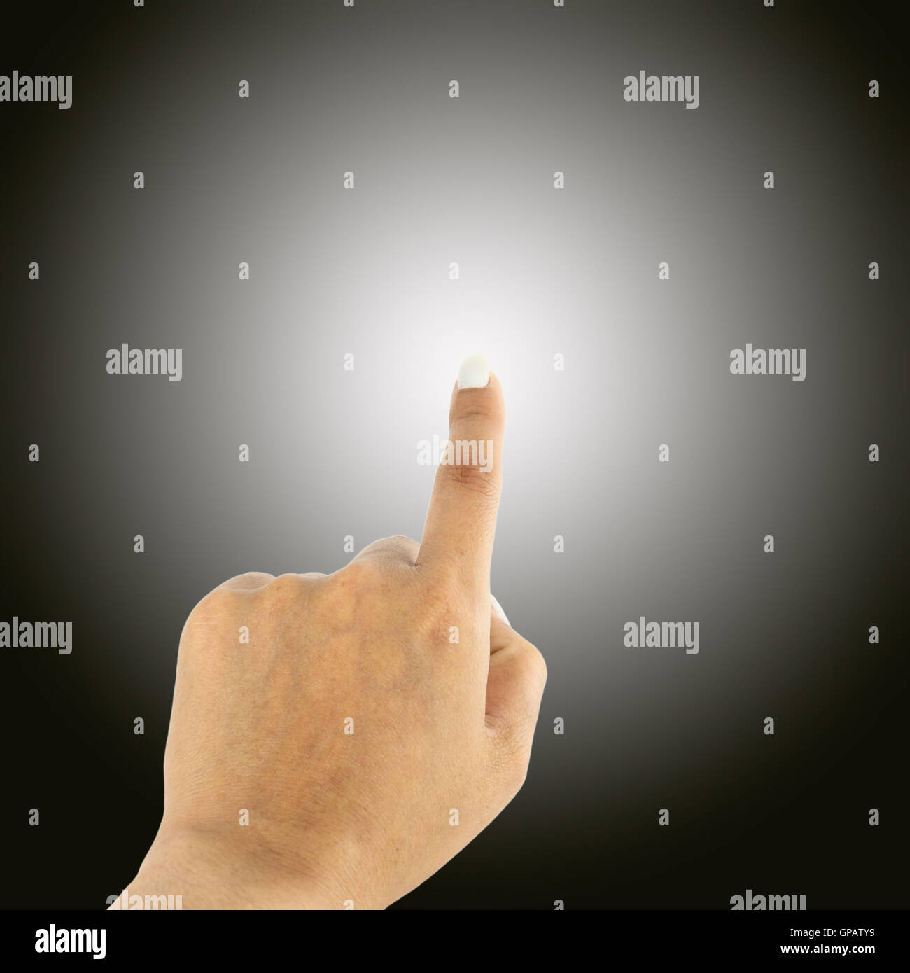 hand pushing Stock Photo - Alamy