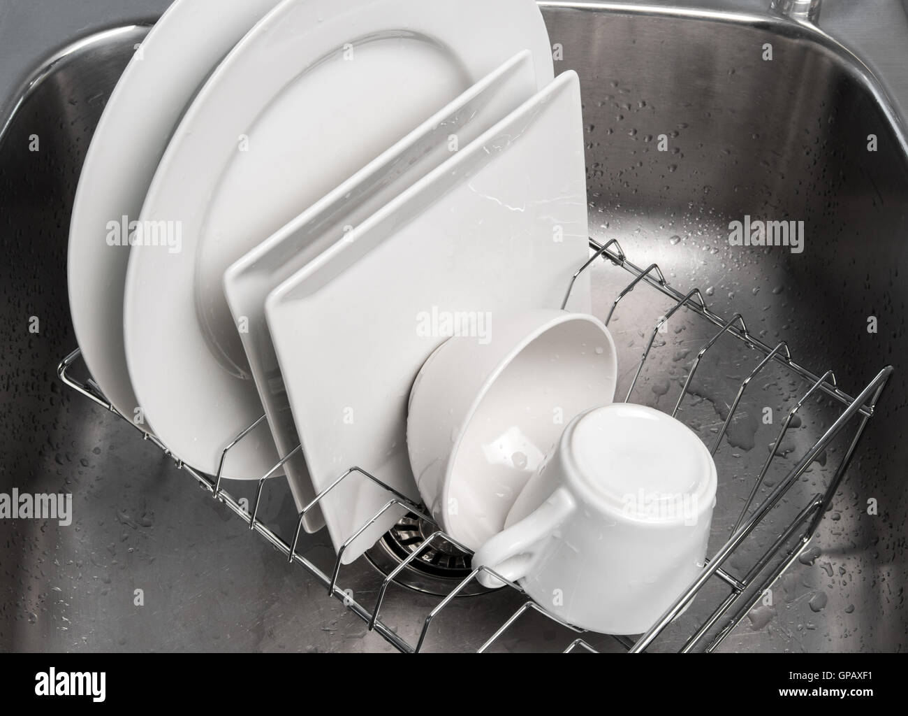 Washing drying rack hi-res stock photography and images - Alamy