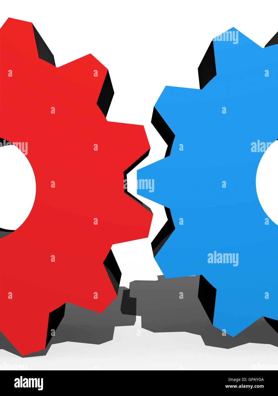 3d gears hi-res stock photography and images - Alamy