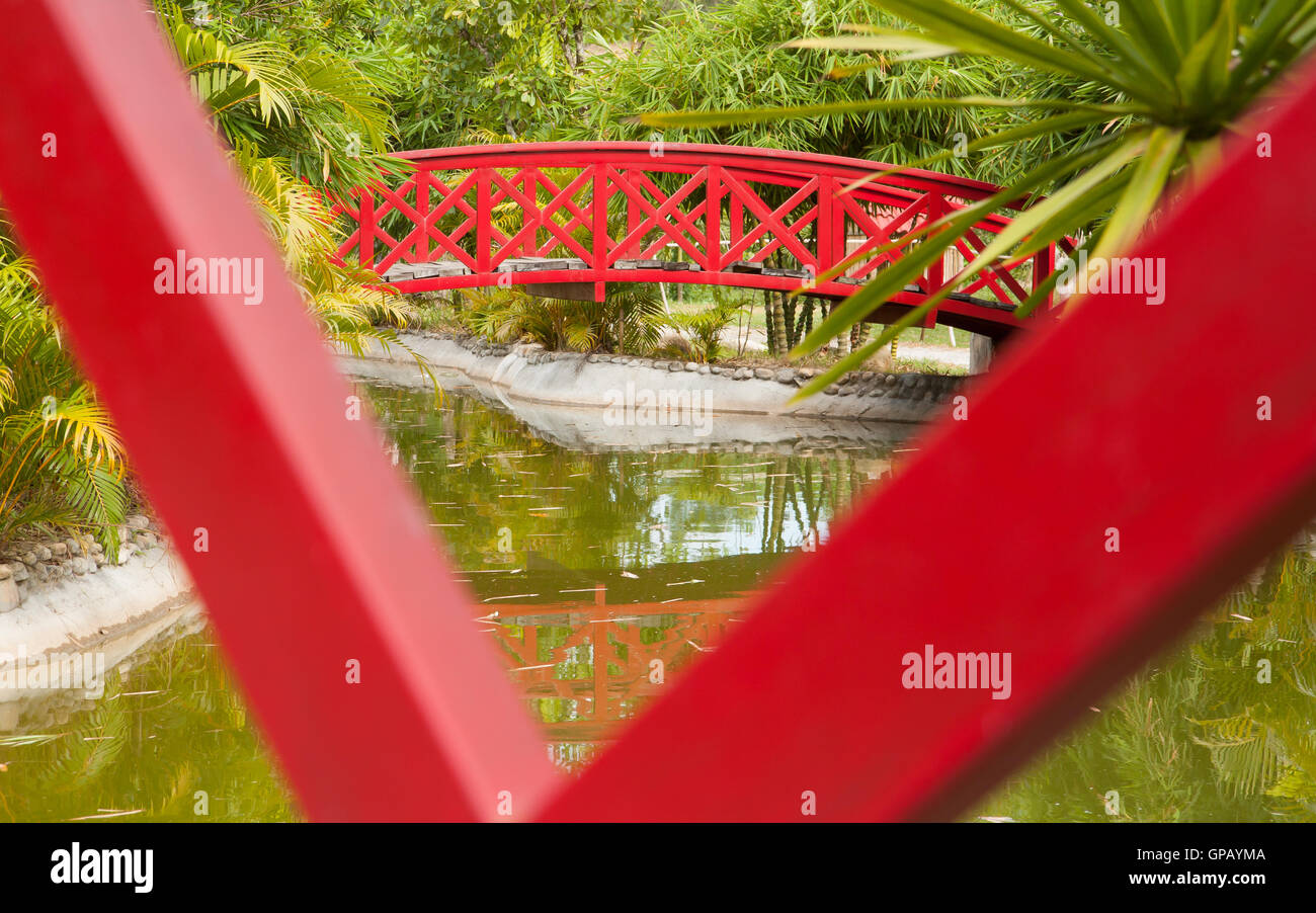 Red bridge over water japanese hi-res stock photography and images - Alamy