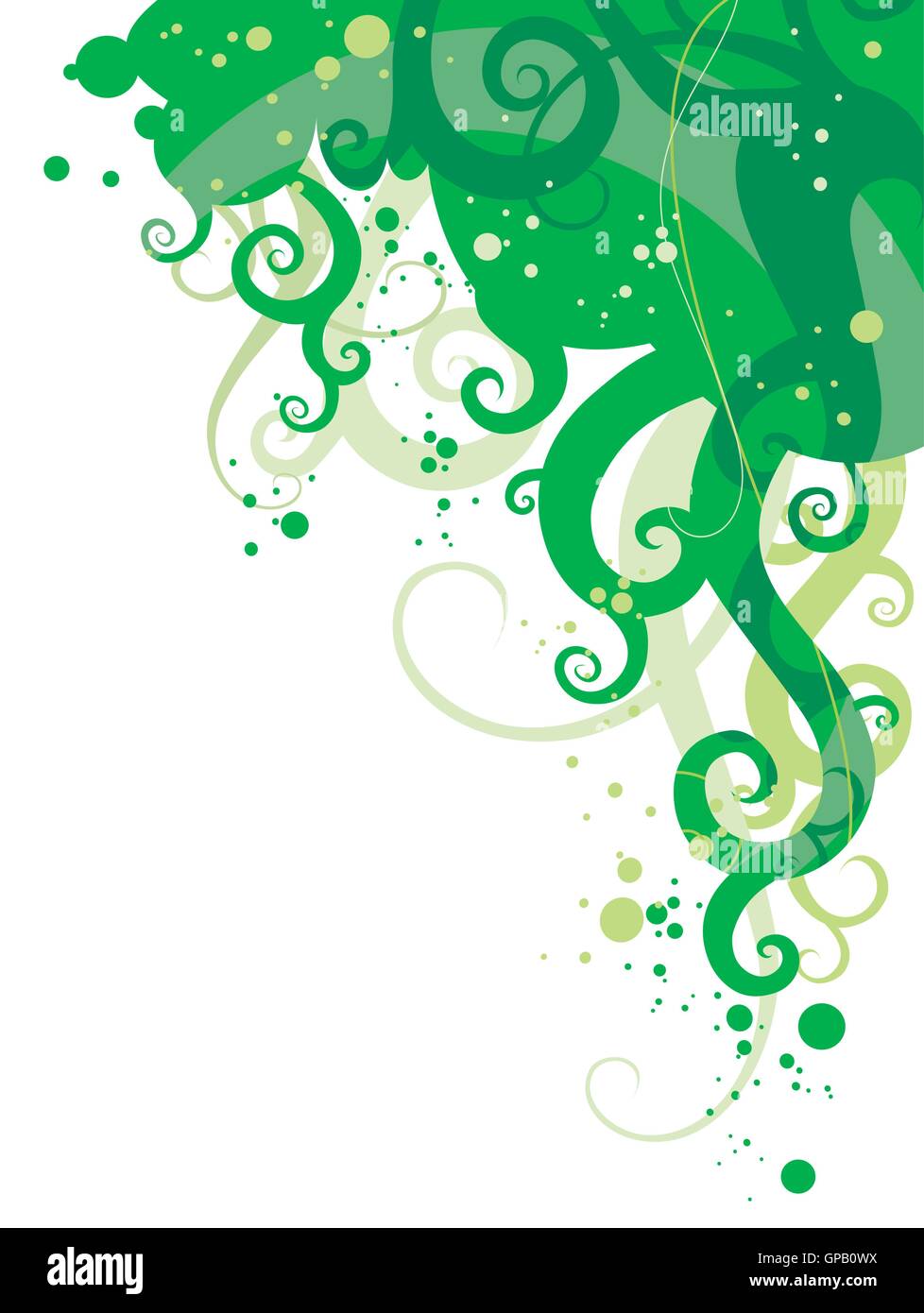 Abstract floral vector background Stock Vector Image & Art - Alamy