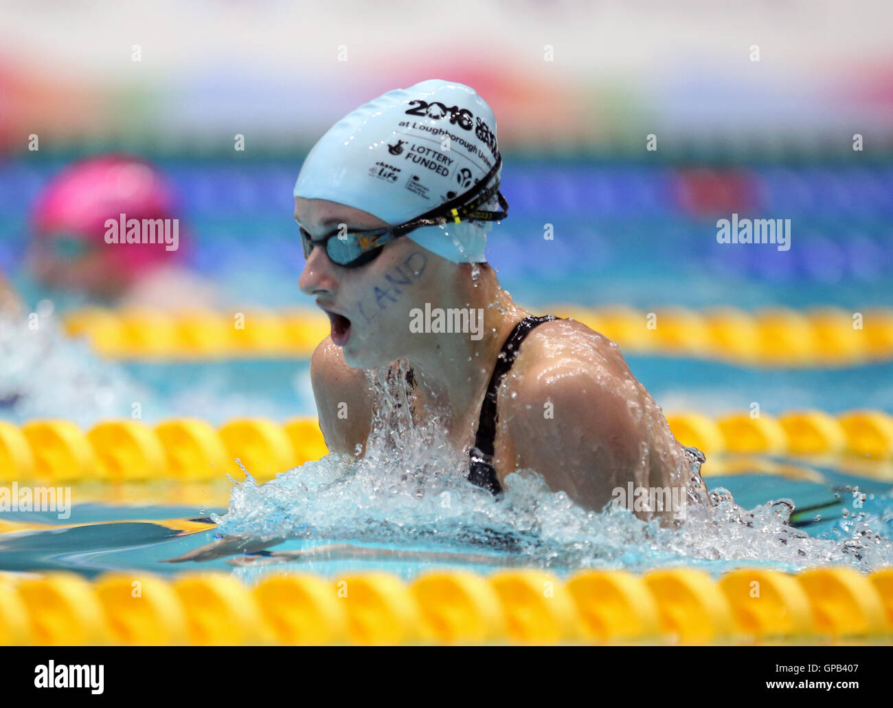 Scotland North Wests Katie Robertson competes in the Girls 200m 