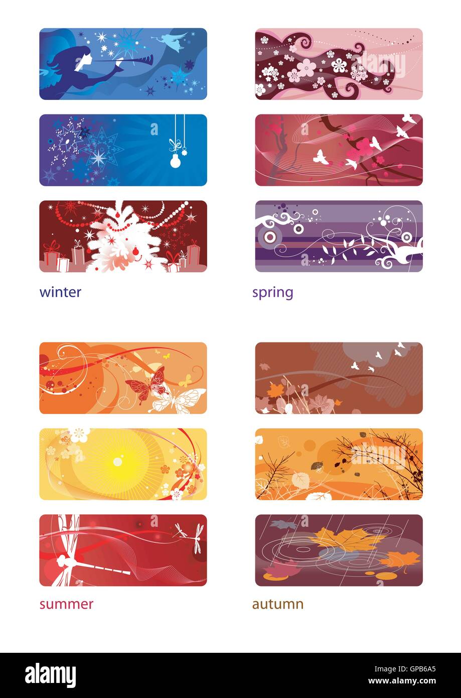 The Four Seasons set Stock Vector Image & Art - Alamy