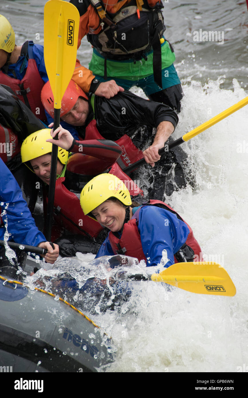 Nene Valley Whitewater canoeing Centre NORTHAMPTON UK Stock Photo Alamy