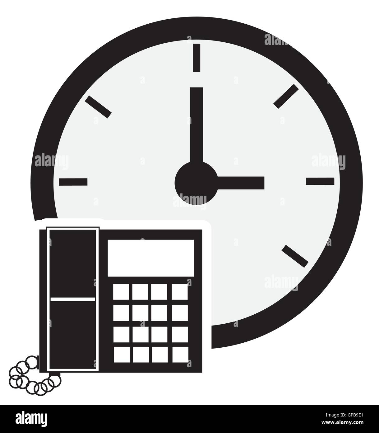 clock time icon design Stock Vector Image & Art - Alamy