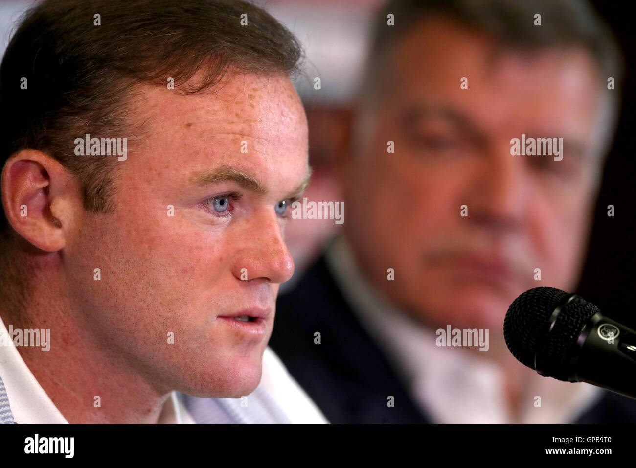 England Captain Wayne Rooney speaks during a press conference at the Holiday Inn Trnava. PRESS ASSOCIATION Photo. Picture date: Saturday September 3, 2016. See PA story SOCCER England. Photo credit should read: Nick Potts/PA Wire. Stock Photo