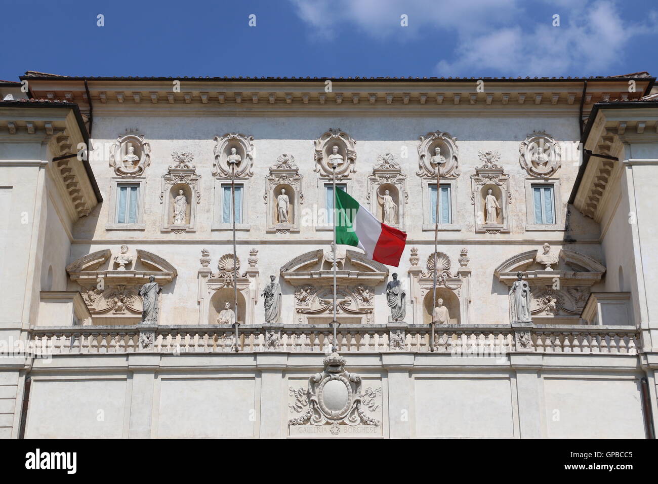 The Borghese Gallery of the Villa Borghese in Rome Stock Photo - Alamy