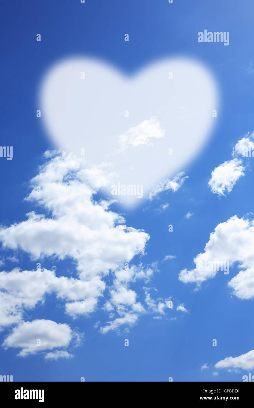 Heart In Sky Stock Photo Alamy