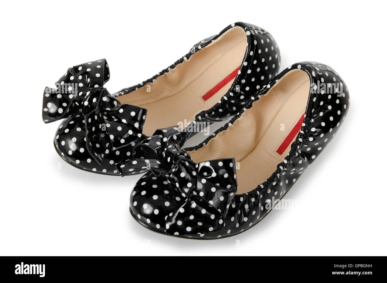 Flat shoes isolated on white Stock Photo - Alamy