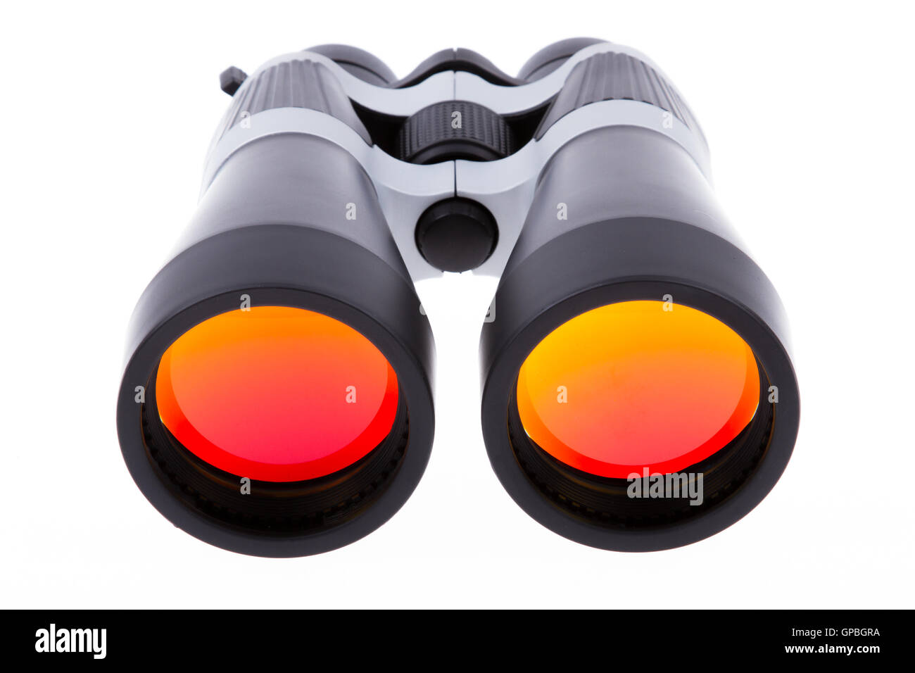 Large binoculars isolated Stock Photo Alamy