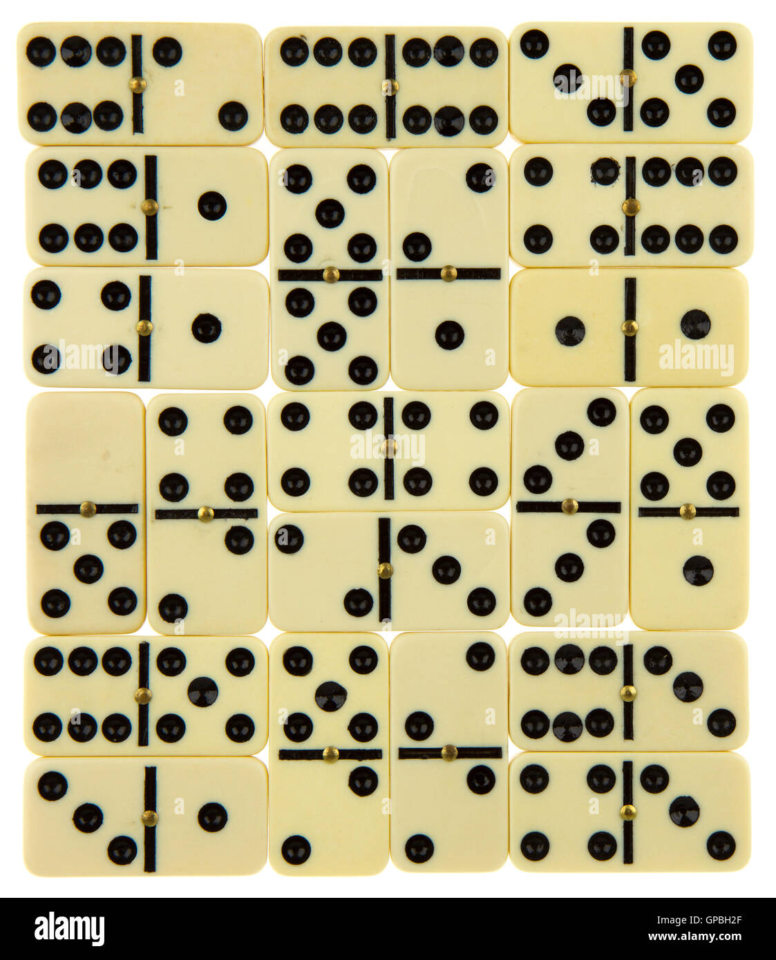 Dominos texture Stock Photo