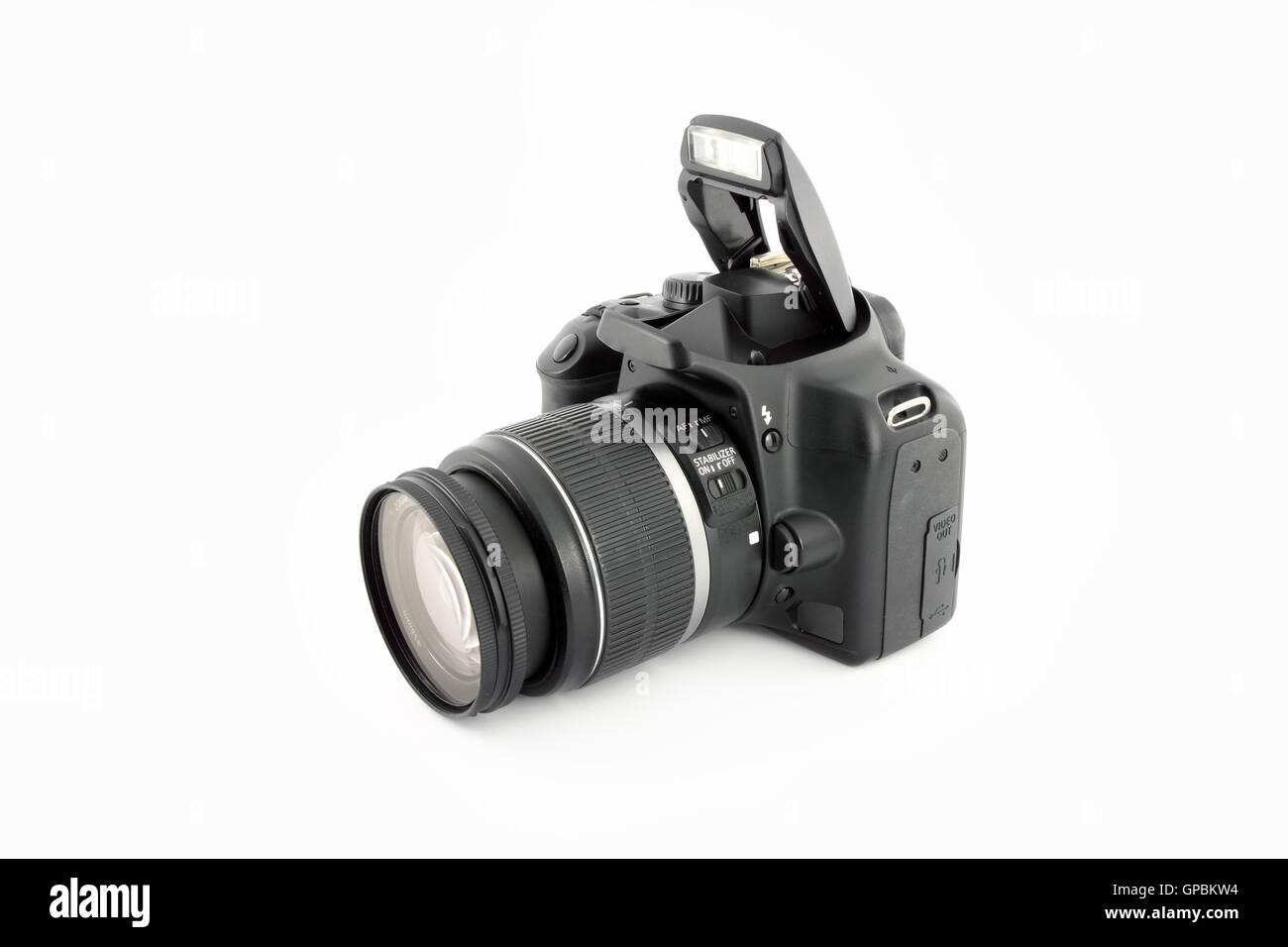 Camera Isolated digital camera isolated on white background Stock Photo - Alamy