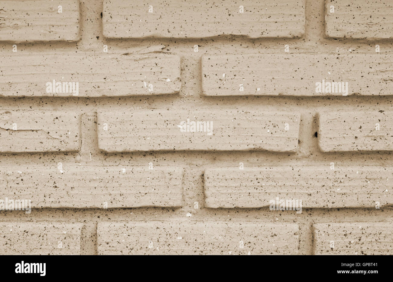sepia brick wall texture background Stock Photo - Alamy
