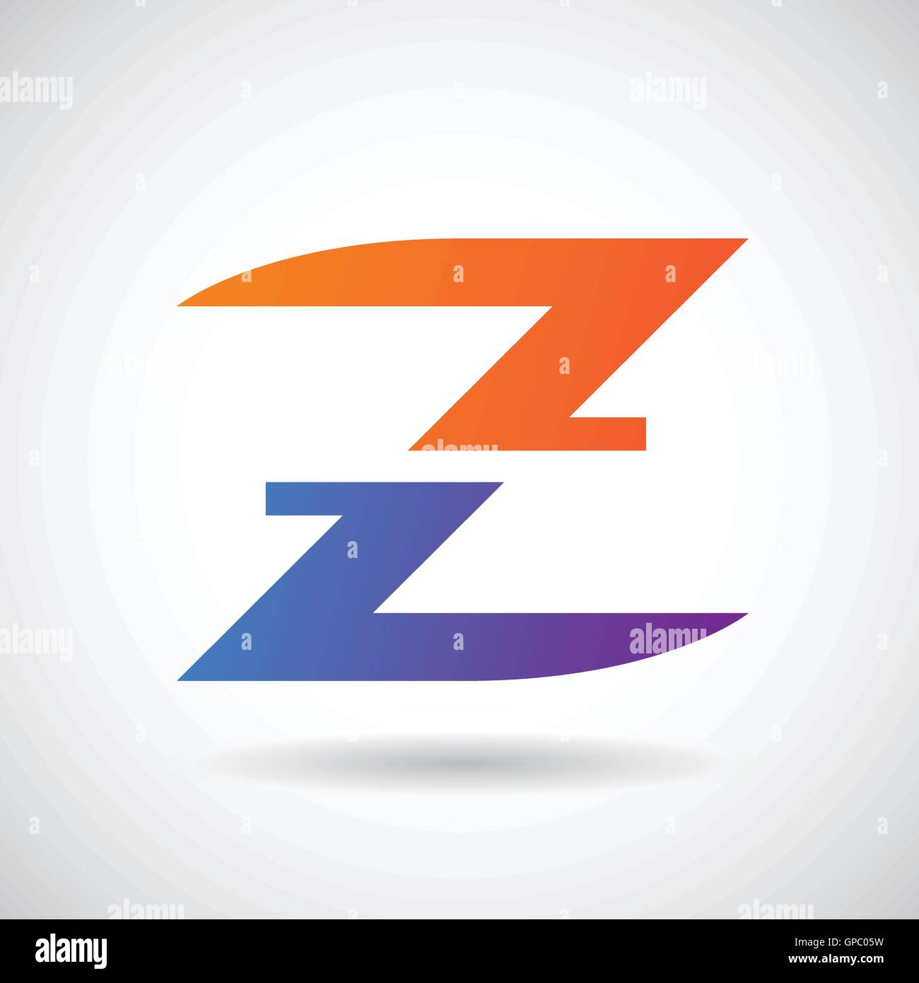 Design Concept of a Colorful Stock Logo Icon of Letter Z, Vector ...