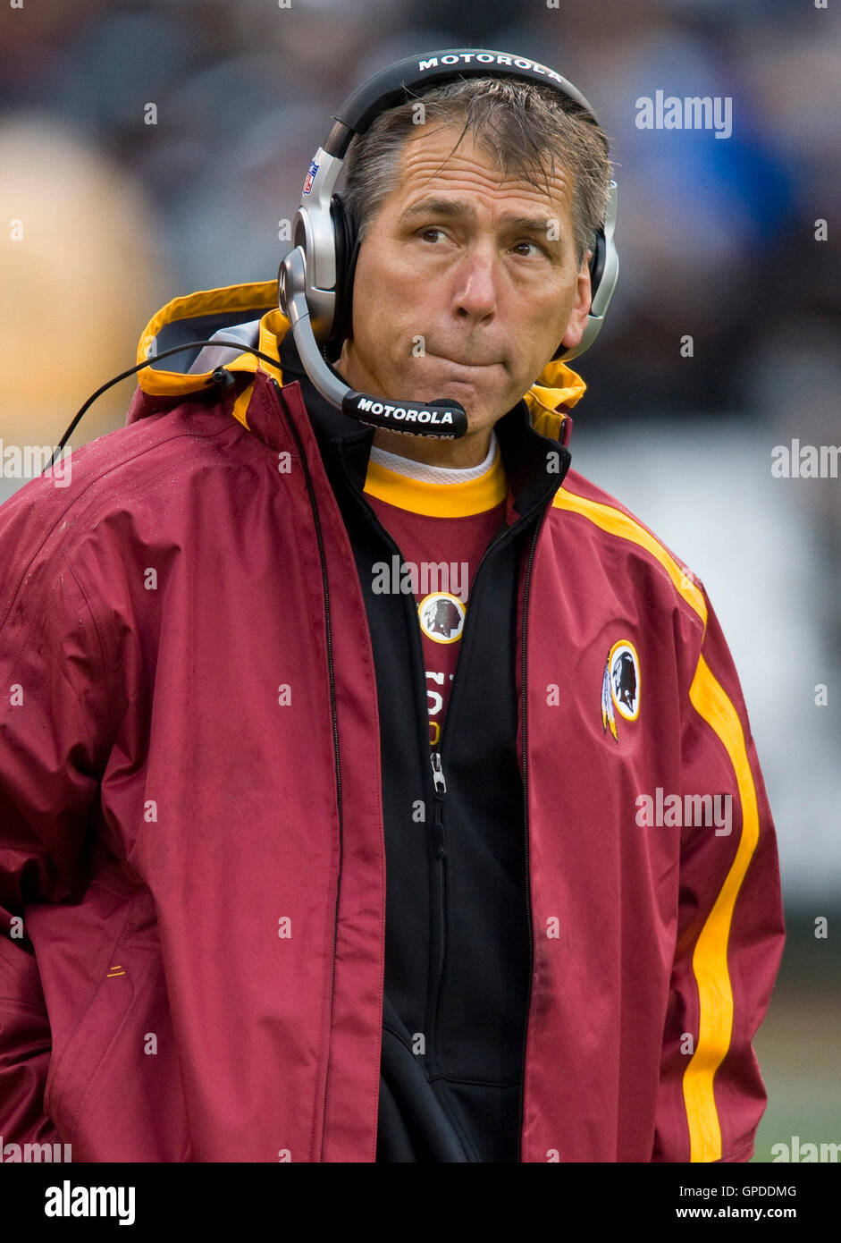 Washington redskins coach jim zorn hires stock photography and images