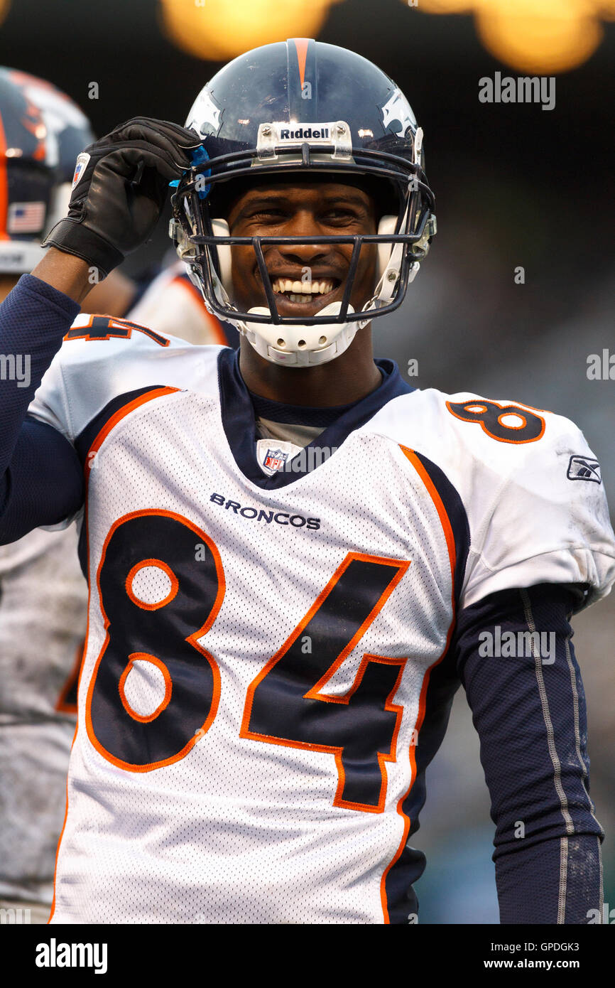 14 NOVEMBER 2010: Denver Broncos wide receiver Brandon Lloyd (84