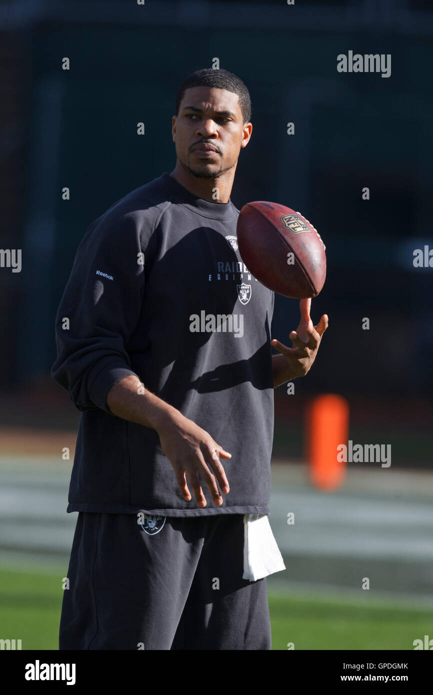 December 26, 2010; Oakland, CA, USA;  before the game at Oakland-Alameda County Coliseum. Stock Photo