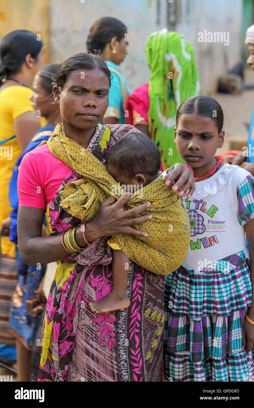 Muria tribe, tribal woman, Haat Market, Haat Bazaar, Jagdalpur, Bastar