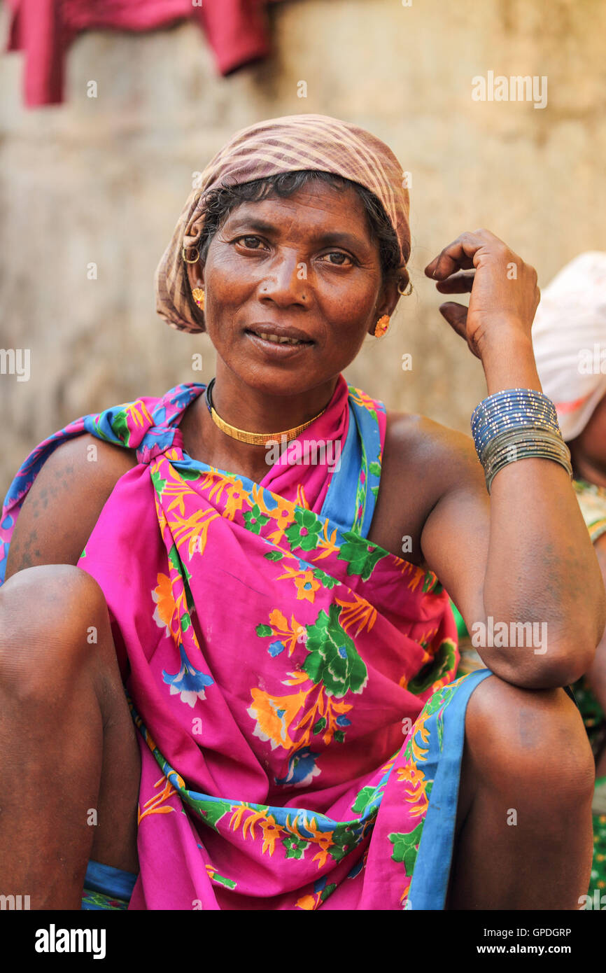 Muria tribe, tribal woman, Haat Market, Haat Bazaar, Jagdalpur, Bastar