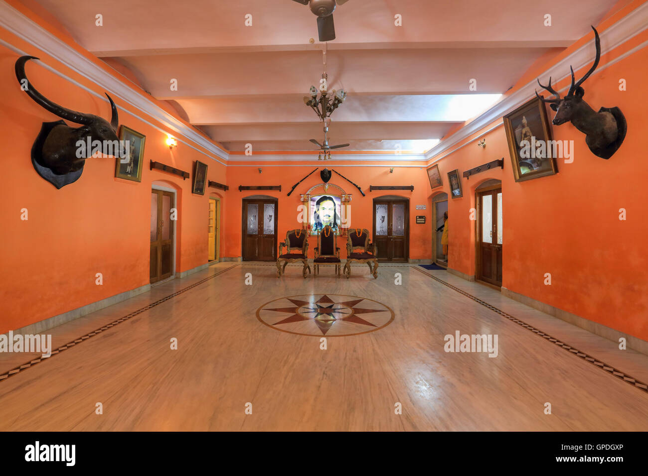 Interior of bastar palace, chhattisgarh, india, asia Stock Photo